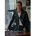 Alicia Vikander Tomb Raider Lara Croft Brando Biker Black Leather Jacket